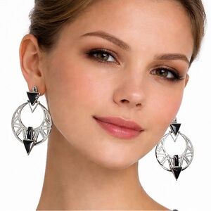 Bansri art deco design earring nwt